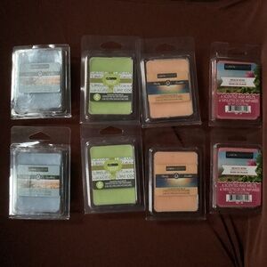 Luminescence Scented Wax Melts Bundle 8 packs 2.5 oz each New